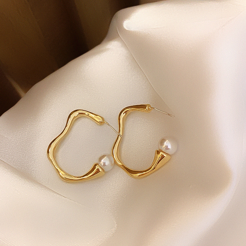 925银针复古耳环几何金属耳钉小众气质高级感爆款百搭耳饰批发详情8