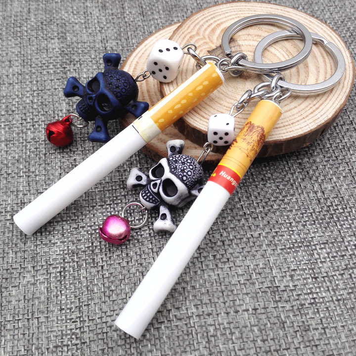 A1221 Cigarette Smoker Keychain, Keychain Ring, Key Chain, Creative Accessories, Bag Pendant, Yiwu 2-yuan Store, 2-yuan store pic 7