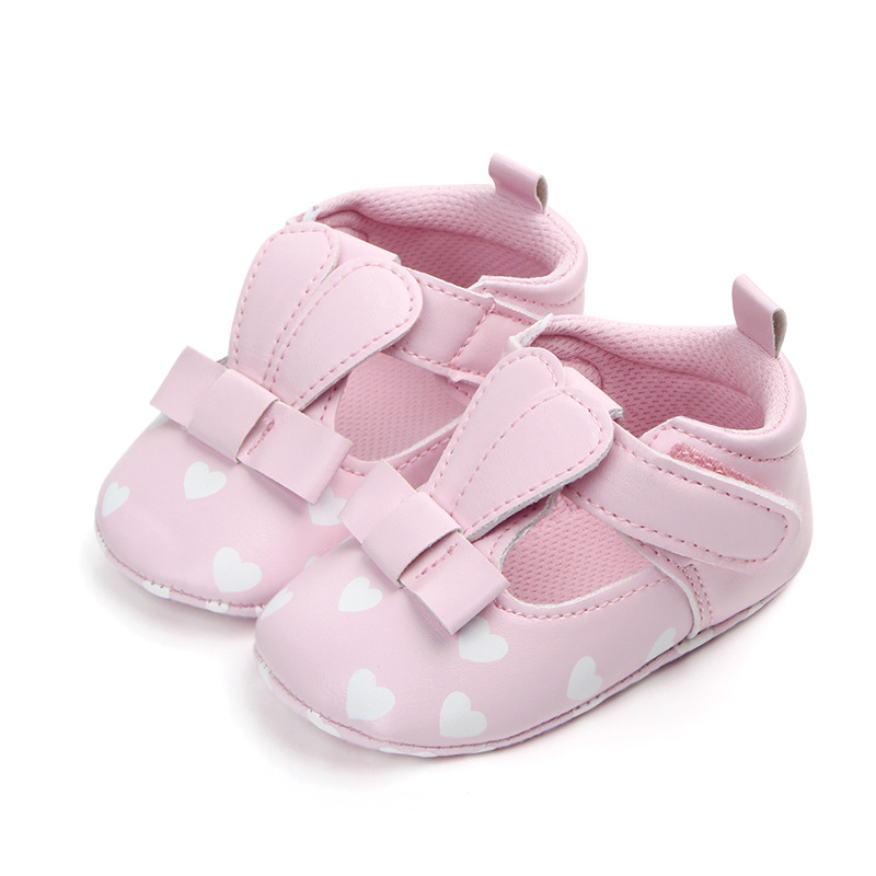 Spring and Autumn New Three-dimensional Ear baby Girl cute walking Shoes Heart-shaped flat Velcro single shoes wholesale 0943 pic 8