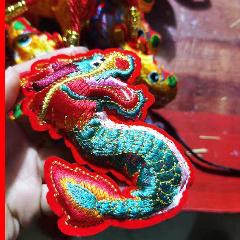 Flower accessories, hanging ornaments, small green dragon head, old and small brooms, sweeping away, broom, dustpan and dustpan combination set, cross-border pic 8