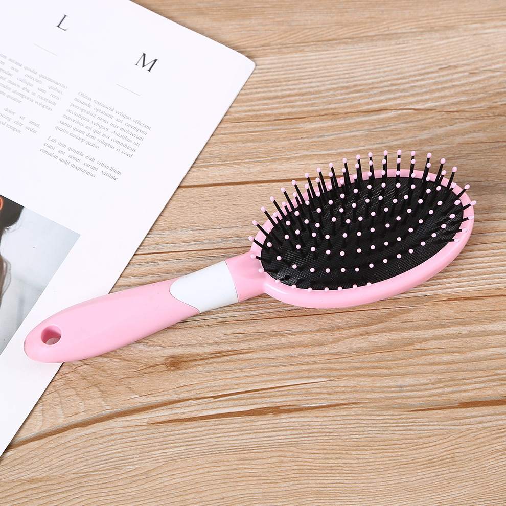 Factory direct sales of air cushion combs, massage combs, curly hair combs, cute pink smooth hair care and anti-static combs pic 4