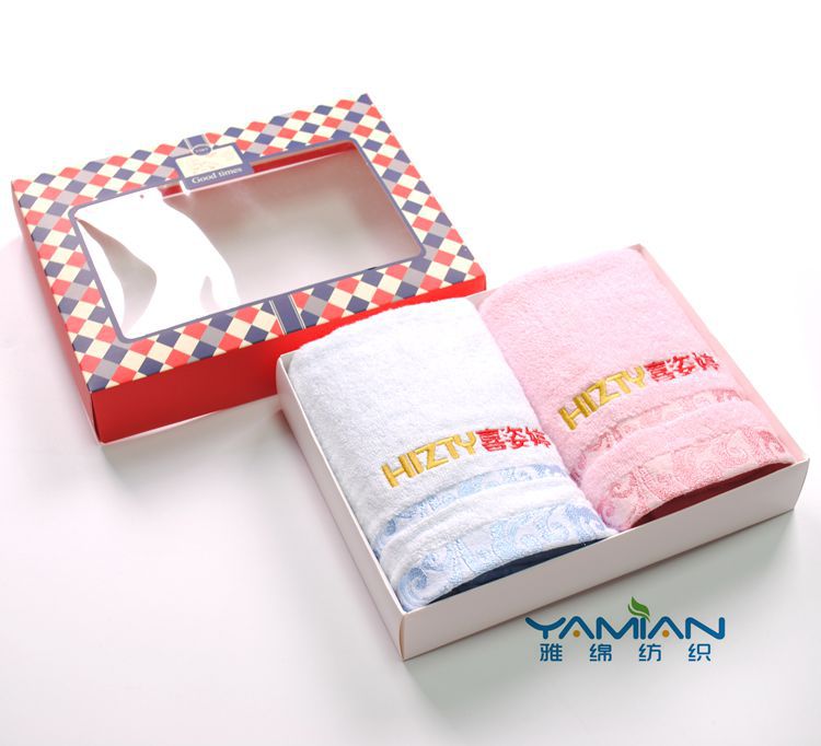 Pure cotton absorbent towel advertising gift towel, 100g available, enterprise LOGO and exquisite packaging, in stock, 4 colors pic 33