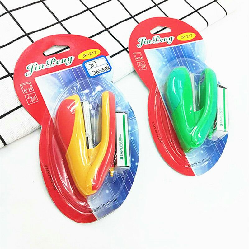 Stapler, stapler needle set, hand-held mini stapler, creative student office supplies factory direct sales pic 3