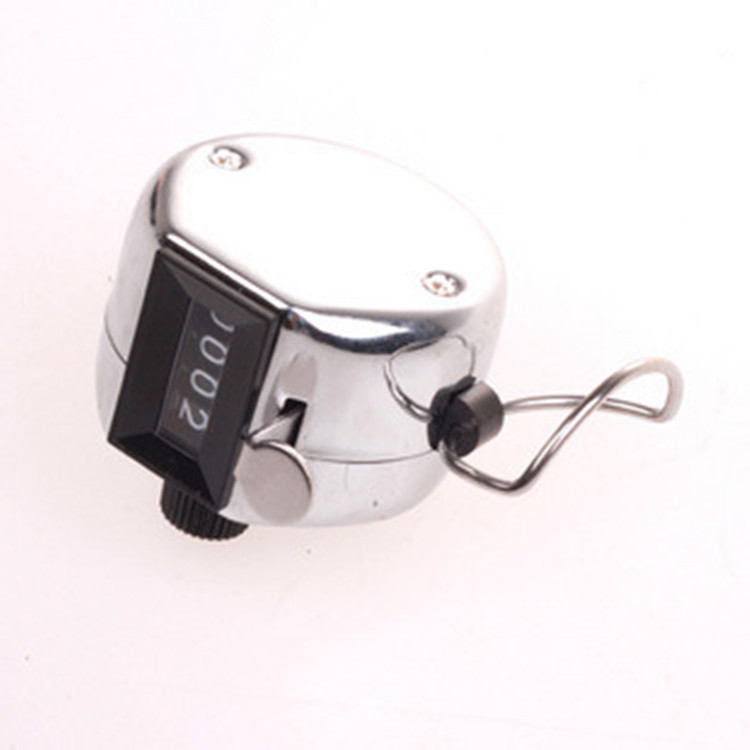 Mini press manual counter, metal casing human flow counter, hand press counter, statistical counter pic 2