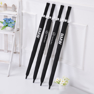 New 12-bone black rubber fully automatic umbrella folding business umbrella three-fold sunshade and protection 嗮 sun umbrella advertising umbrella pic 11