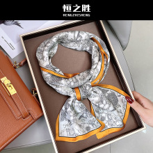 Silk scarves, new and versatile mulberry silk scarves, wholesale 70 square scarves, decorative scarves, summer souvenirs pic 6