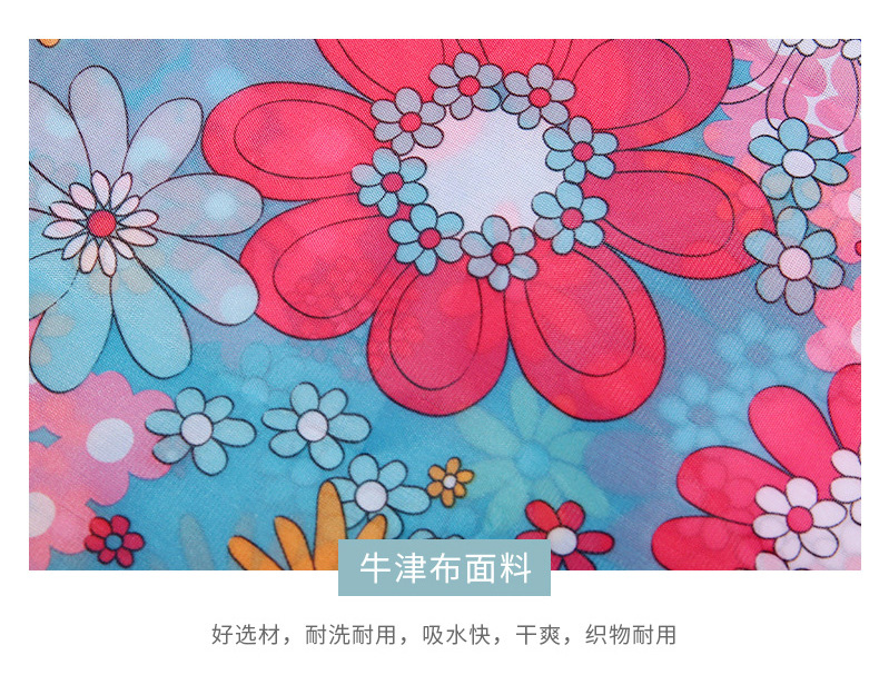 Customized wholesale of creative polyester Oxford fabric printed handbags, gift bags, portable folding shopping bags pic 12