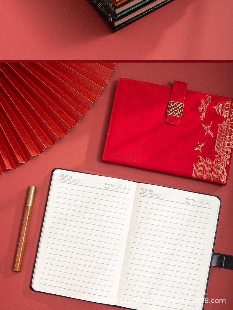 国潮笔记本礼盒套装高颜值礼品文创商务笔记本办公创意伴手礼定制详情18