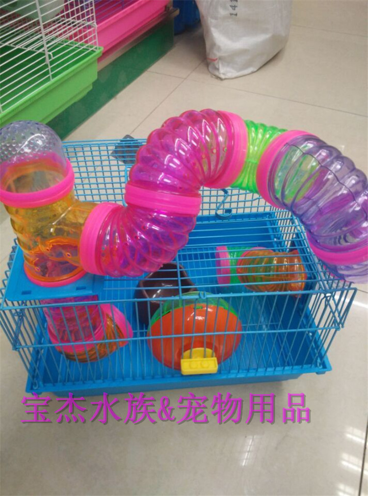 龙猫笼子 三层笼 豚鼠笼 仓鼠 松鼠笼子大号抽盘式龙猫标笼详情7