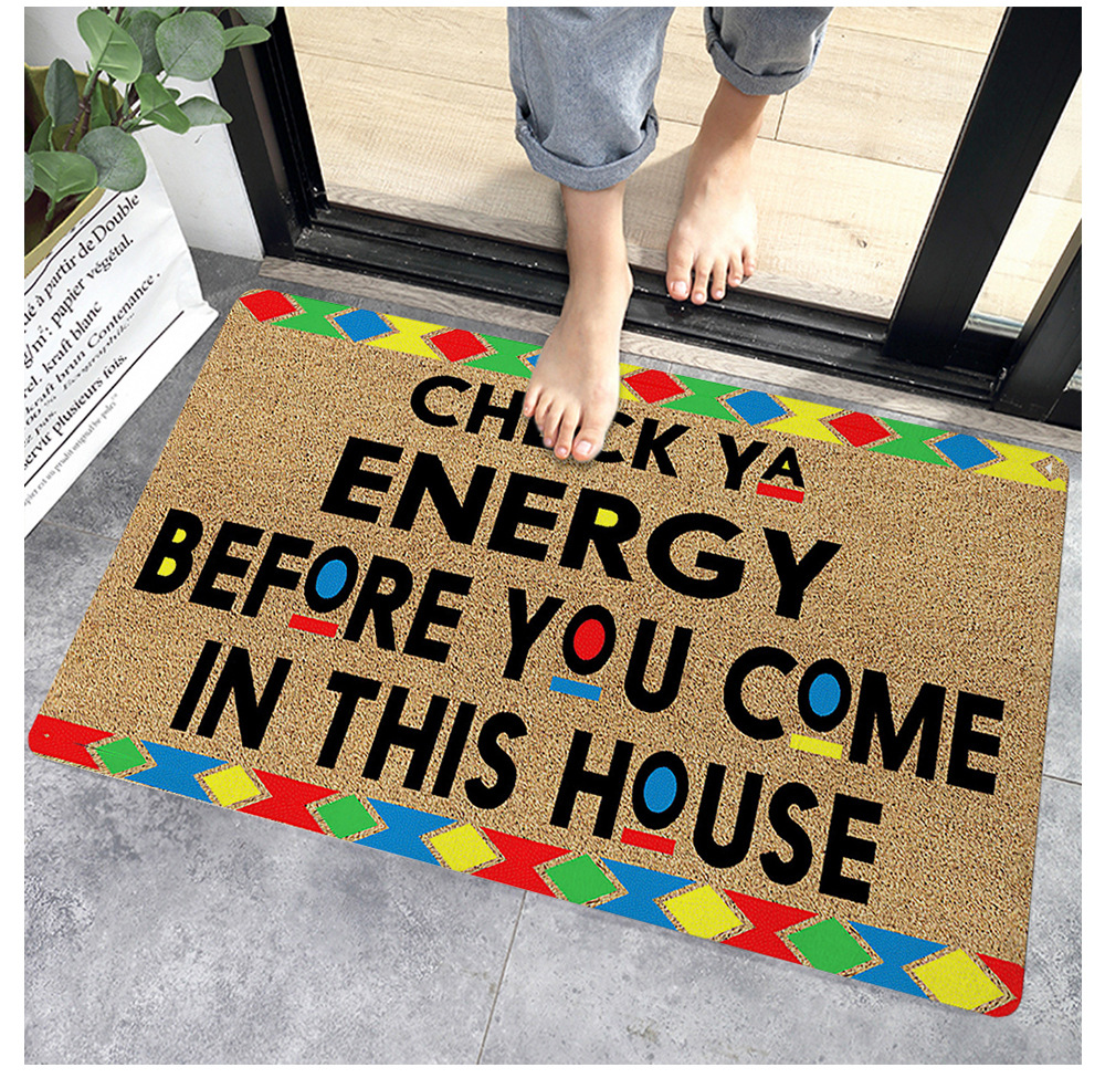 跨境亚马逊爆款数码印花橡胶地垫入户门厅地毯家用门口入门脚垫子详情7