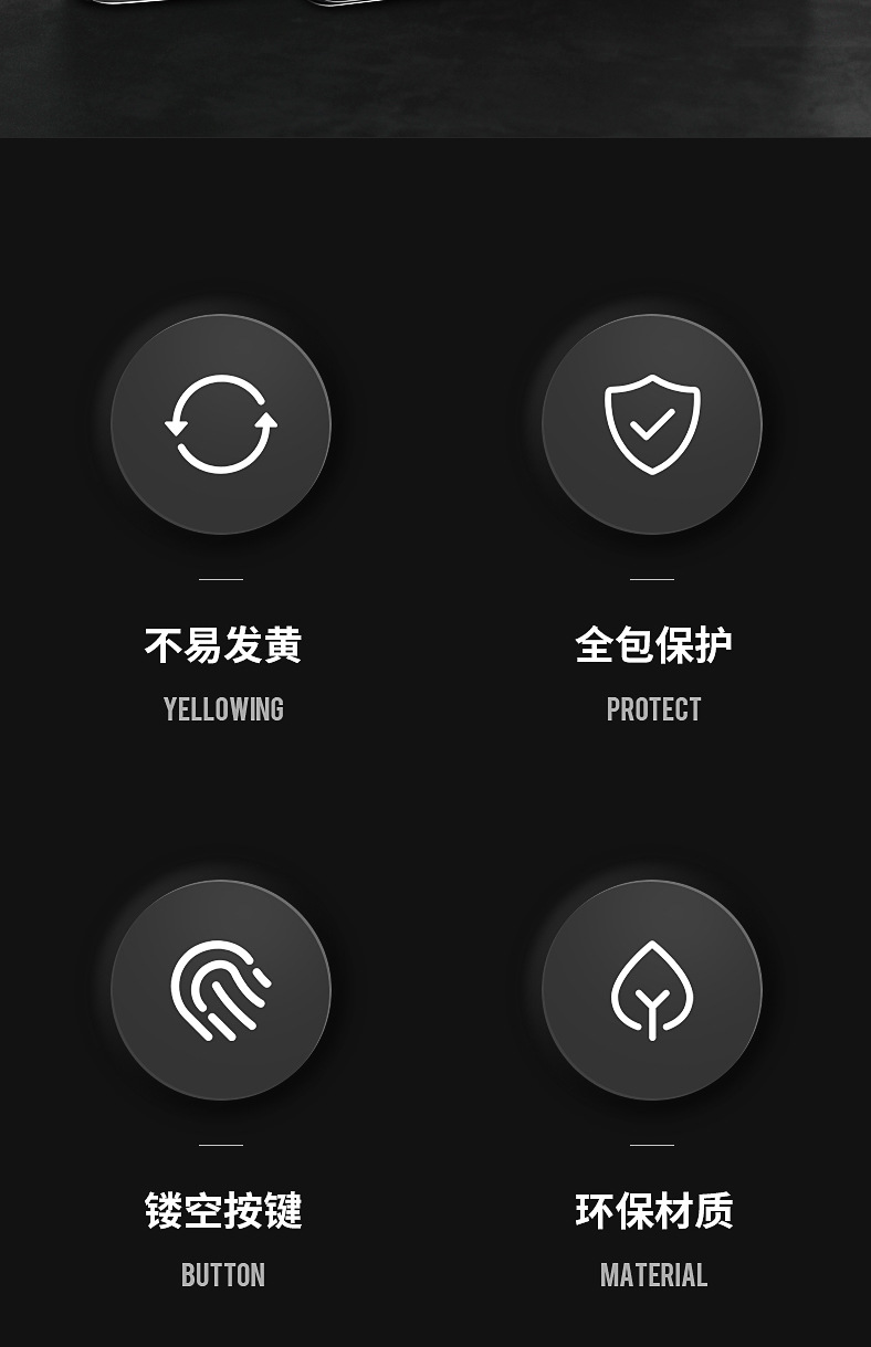 This is a transparent pc glossy painted anti-slip foldable screen case for the Samsung Zfold4 phone pic 2