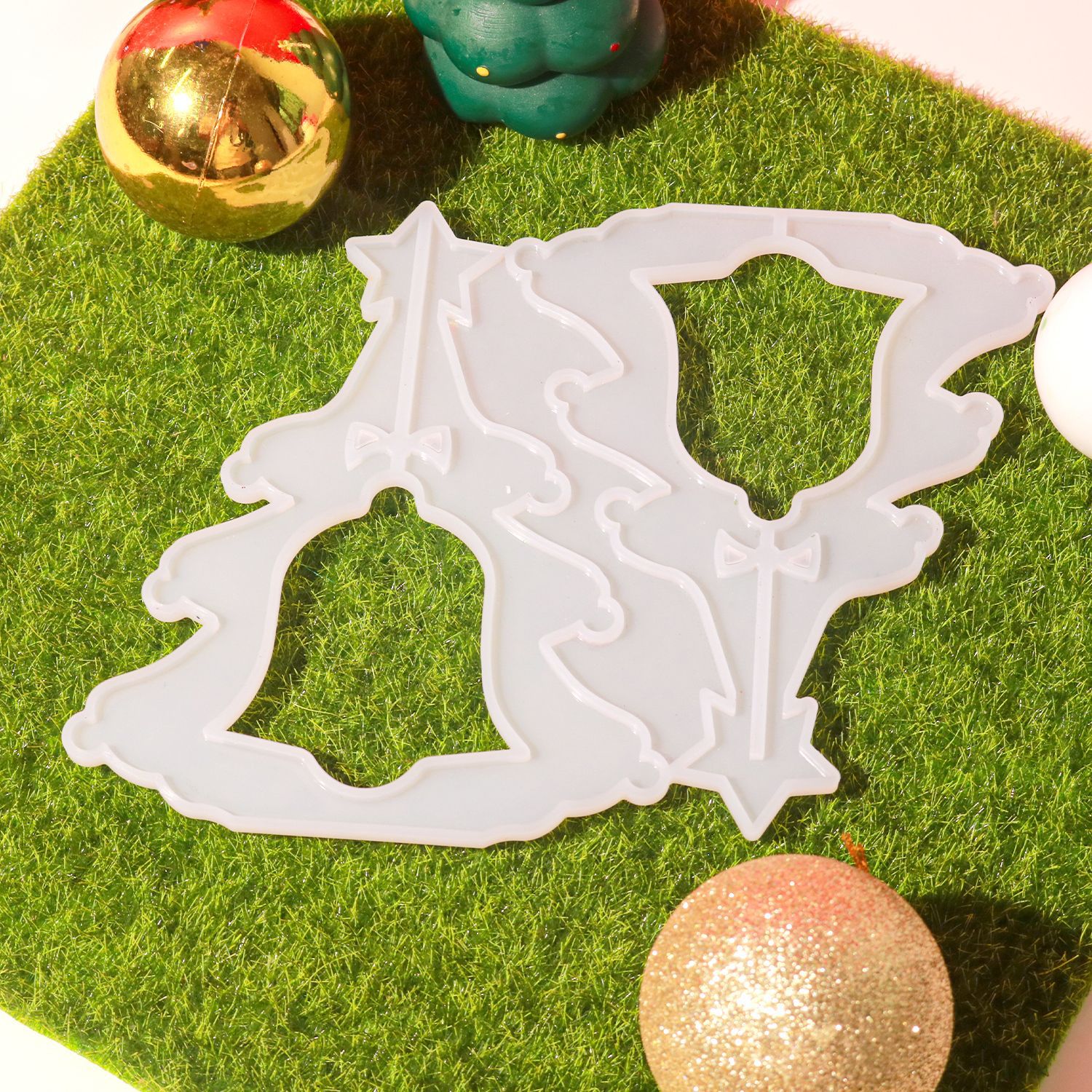 diy滴胶模具圣诞树铃铛硅胶模具派对装饰跨境专供详情8