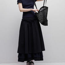 现货OfAki”新中式前后两穿撞色旗袍连衣裙女印花鱼尾背心裙详情14