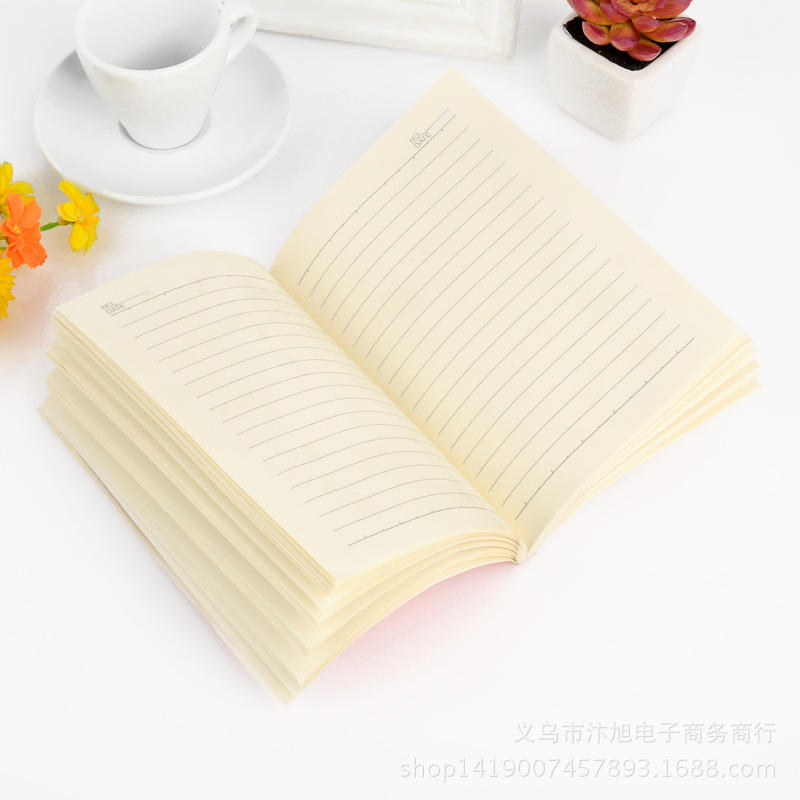 Wholesale wireless adhesive bound office and educational notebooks, 2-yuan store supply, creative business notebooks pic 15
