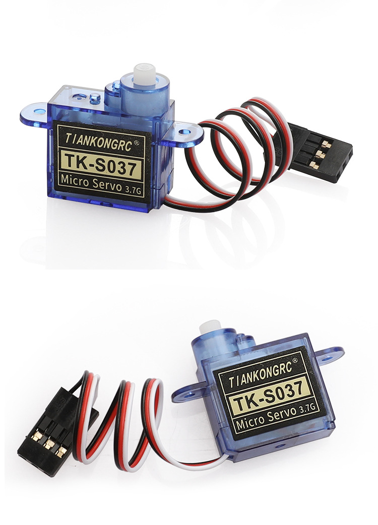 The 3.7g micro servo hand-thrown aircraft model has a fast rotational speed and a small size of 90 degrees pic 7