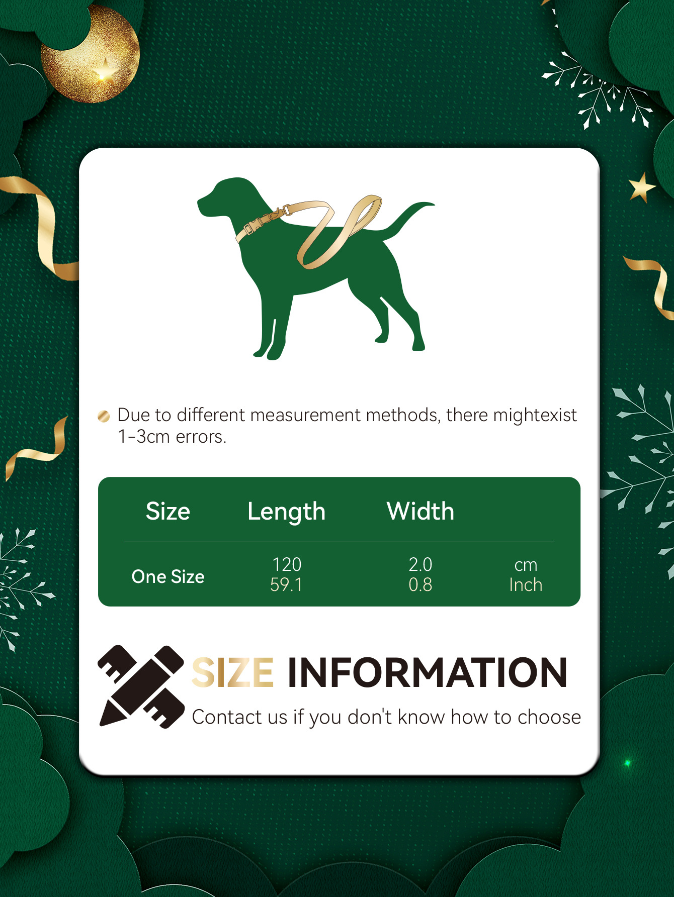 Maidi Cross-border New Product Pet dog Christmas gift, dog leash for going out pic 9