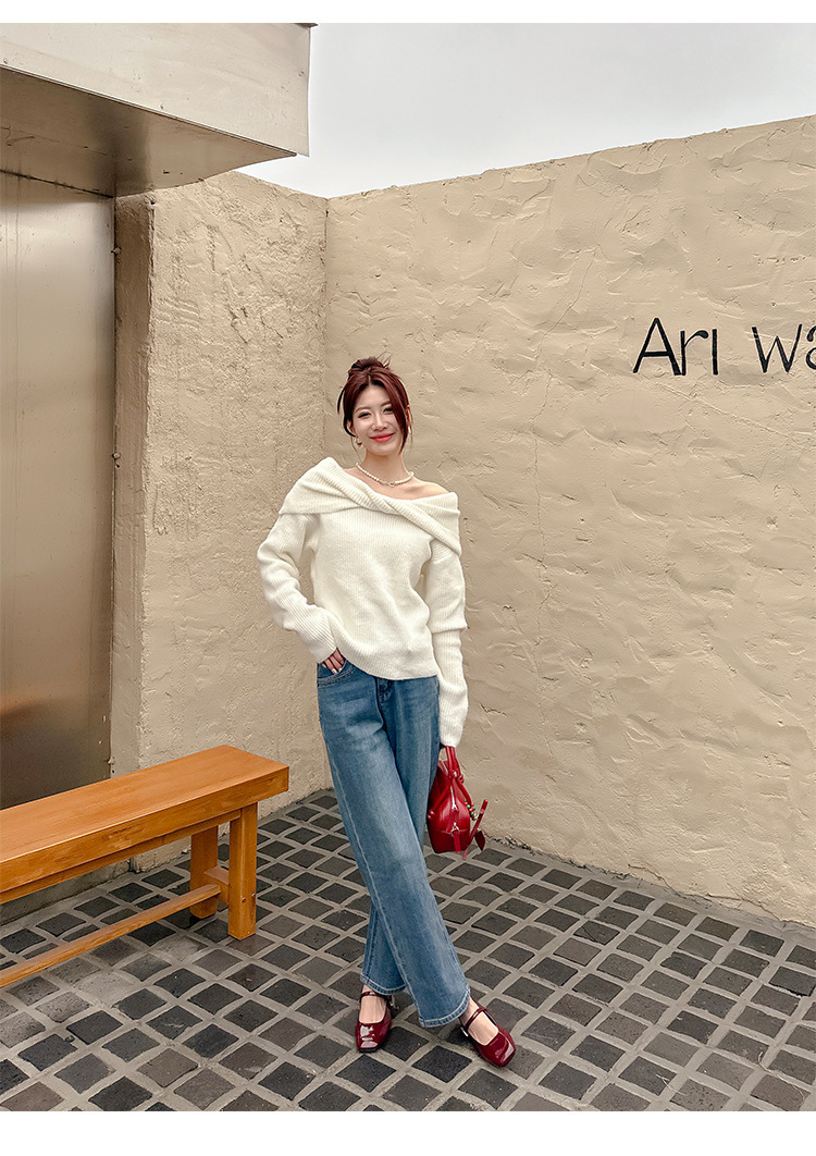 苏茵茵人间芭比韩国圆头珍珠红色粗跟单鞋玛丽珍鞋女小皮鞋详情29