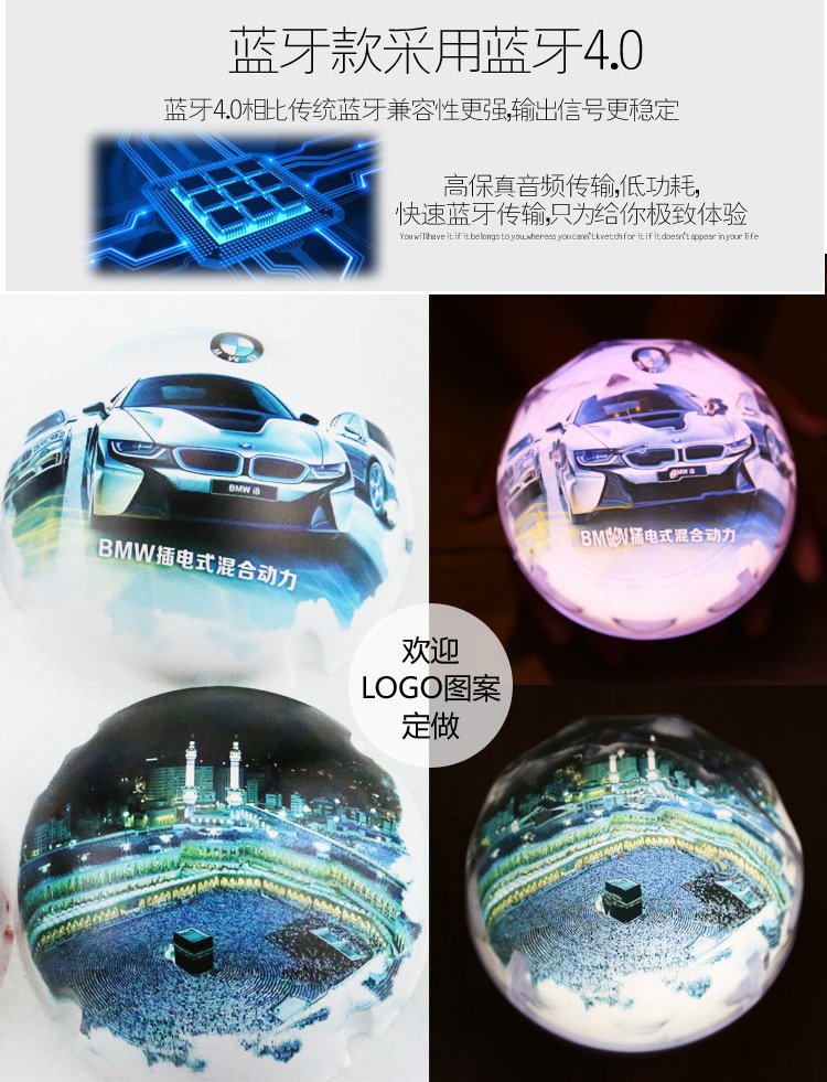 彩色魔钻投影灯梦幻宇宙星空灯智能旋转LED小夜灯创意USB灯详情24
