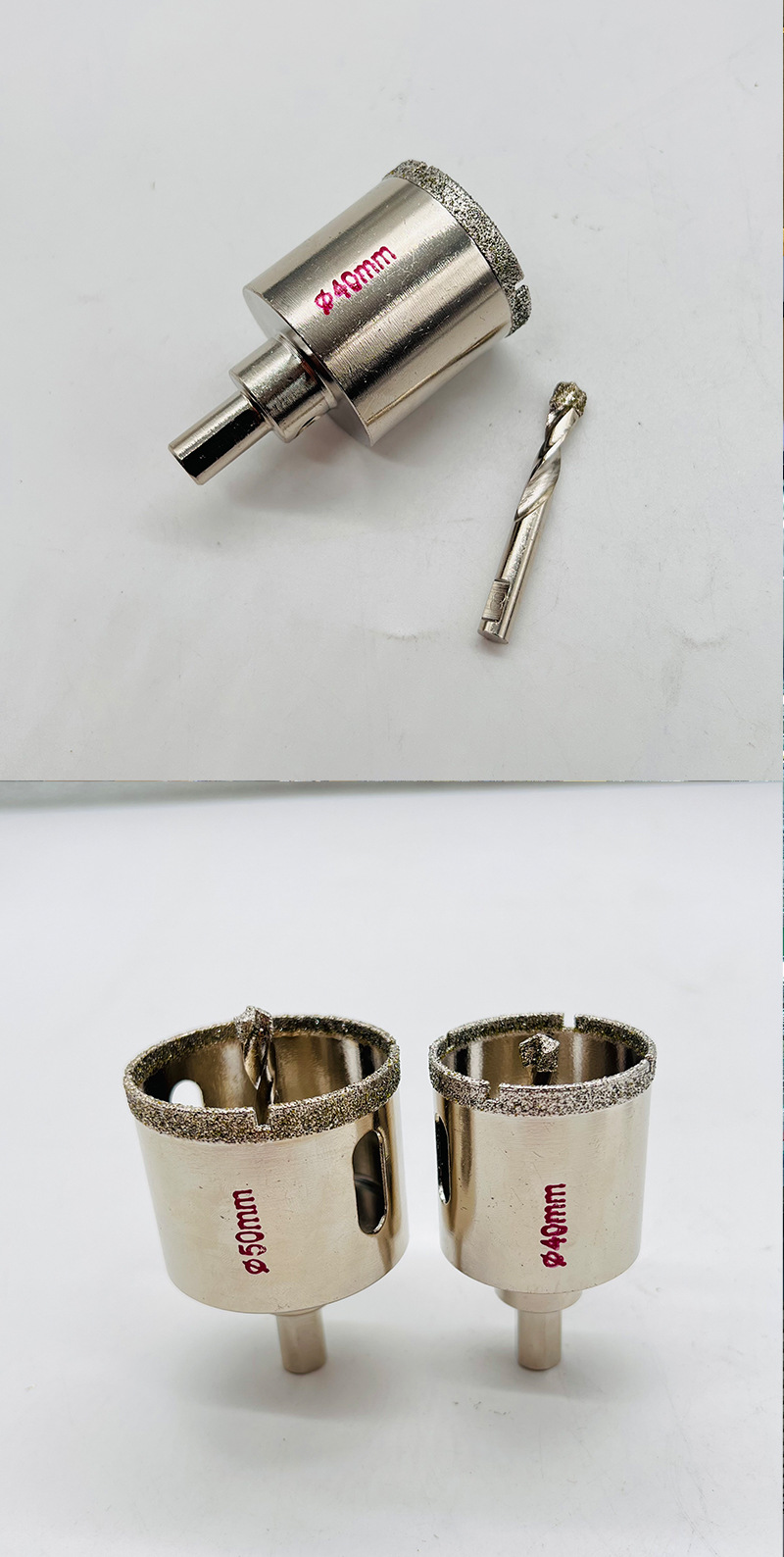 Glass drill bit, glass positioning center drill, tile opening drill bit, glass center positioning drill, opening drill, reaming drill pic 10