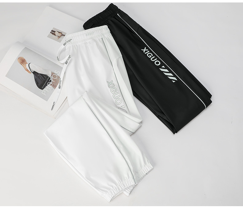 夏季可乐速冰裤女防污防紫外线速干舒适凉爽透气裤防晒冰丝休闲裤详情13