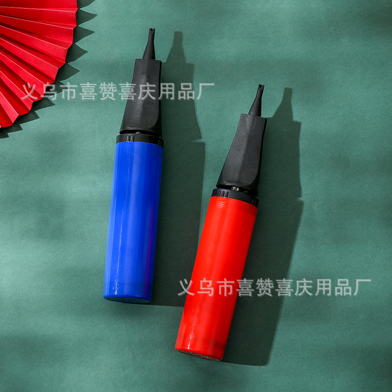 彩色手推气筒 气球充气泵手推气筒气球打气筒详情25