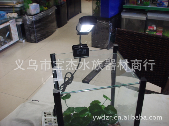 供应水族灯具 鱼缸夹灯 LED灯 水中灯 宝杰水族器材批发详情36