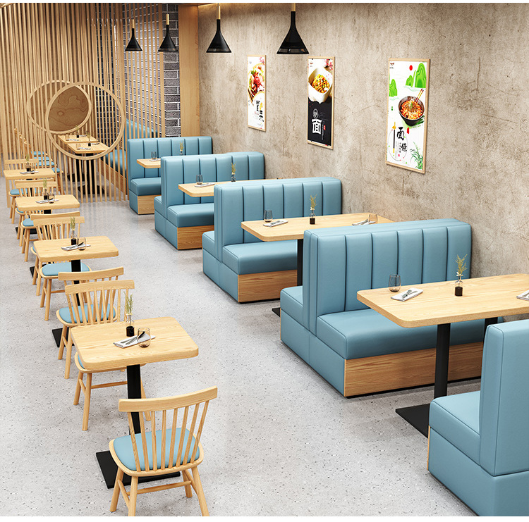 西餐厅轻奢铁艺餐椅甜品店奶茶店桌椅咖啡厅实木椅子卡座沙发桌椅详情13