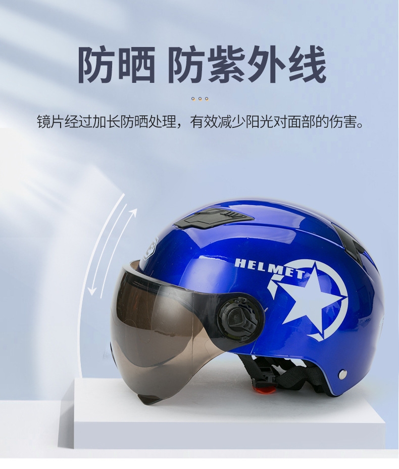 Summer sun protection Harley electric bike helmets for men and women, sturdy, wear-resistant and wind-resistant helmets, direct supply from the manufacturer. Electric bike helmets pic 4