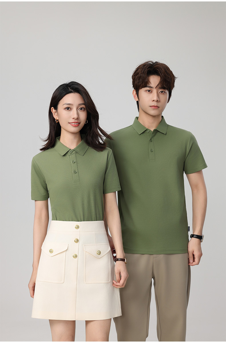 广告衫印字夏季翻领短袖polo衫文化衫绣字团体服企业工作服印logo详情23