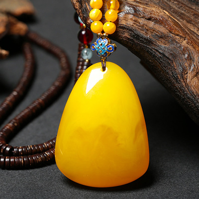 直播琥珀新款老蜜蜡女款 S925银蓝珀耳钉 血珀圆珠耳坠饰品详情13