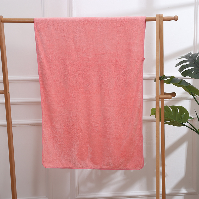 珊瑚绒卫浴两件套加厚柔软吸水浴巾淋浴套装男女同款洗澡毛巾详情19