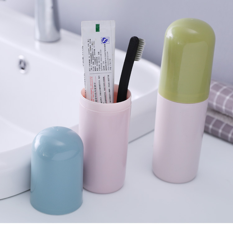 Travel toothbrush box, creative toothbrush box, toothbrush holder, portable toothbrush box with cover pic 2