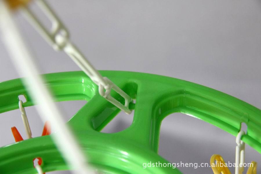 晾晒用品毛巾袜子内衣裤晒衣架18头椭圆形晾晒架详情5