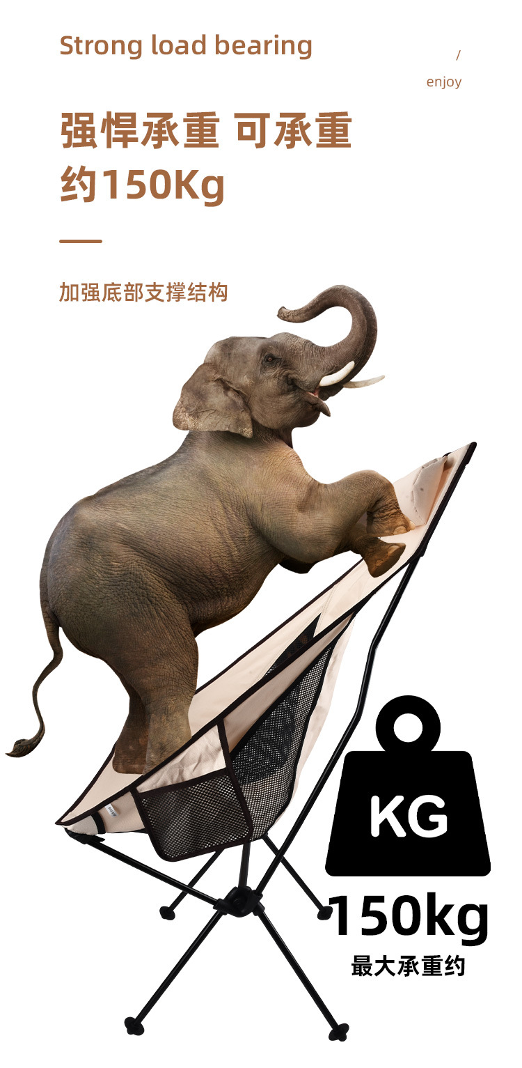 Available in four colors: 7075 folding chairs, moon chairs, lounge chairs, fishing chairs, cups, bags, and cushions for cross-border cross-border use pic 7