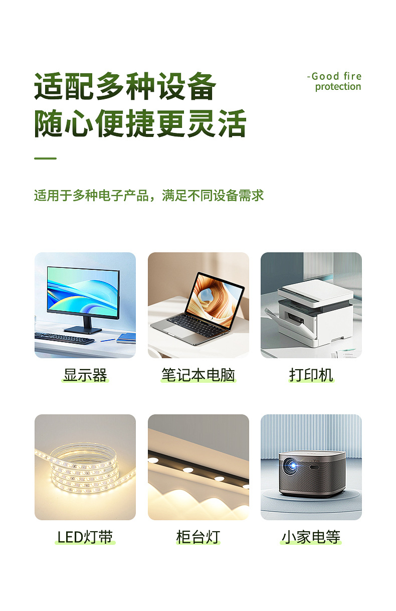 12v5a电源适配器 60W足功率直流显示器灯带开关电源UL FCC CE认证详情6