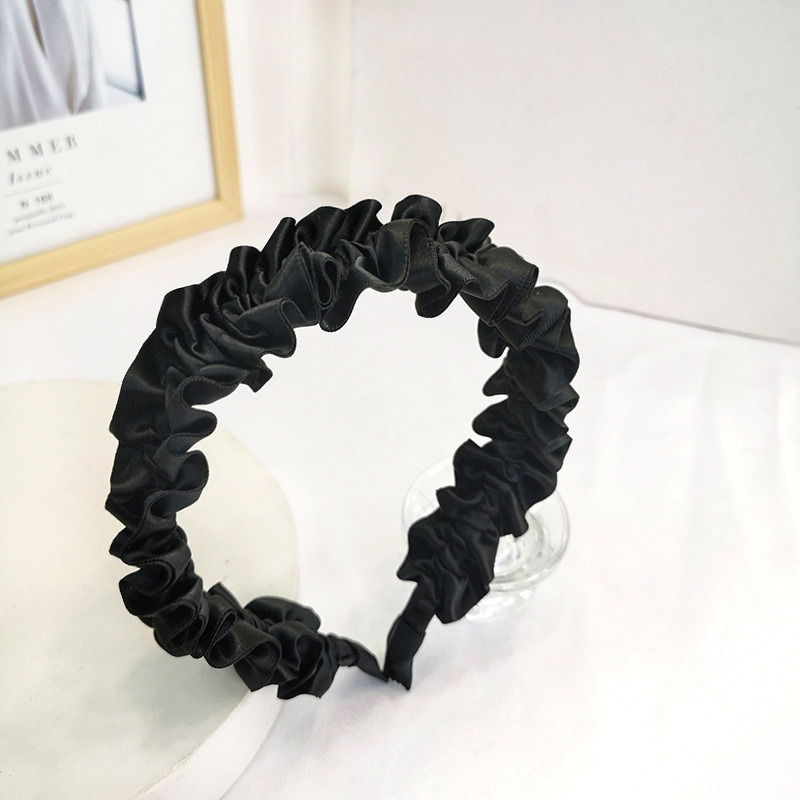 Korean-style versatile pleated hair accessories, cross-border European and American large intestine headbands, retro French satin facial hair clips, headwear and hair bands pic 20