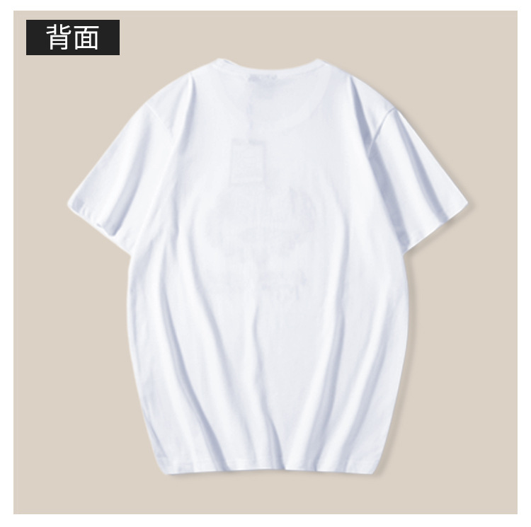 国潮刺绣短袖t恤男2024夏季新款国潮中国风棉圆领宽松潮流情侣体恤 pic 9