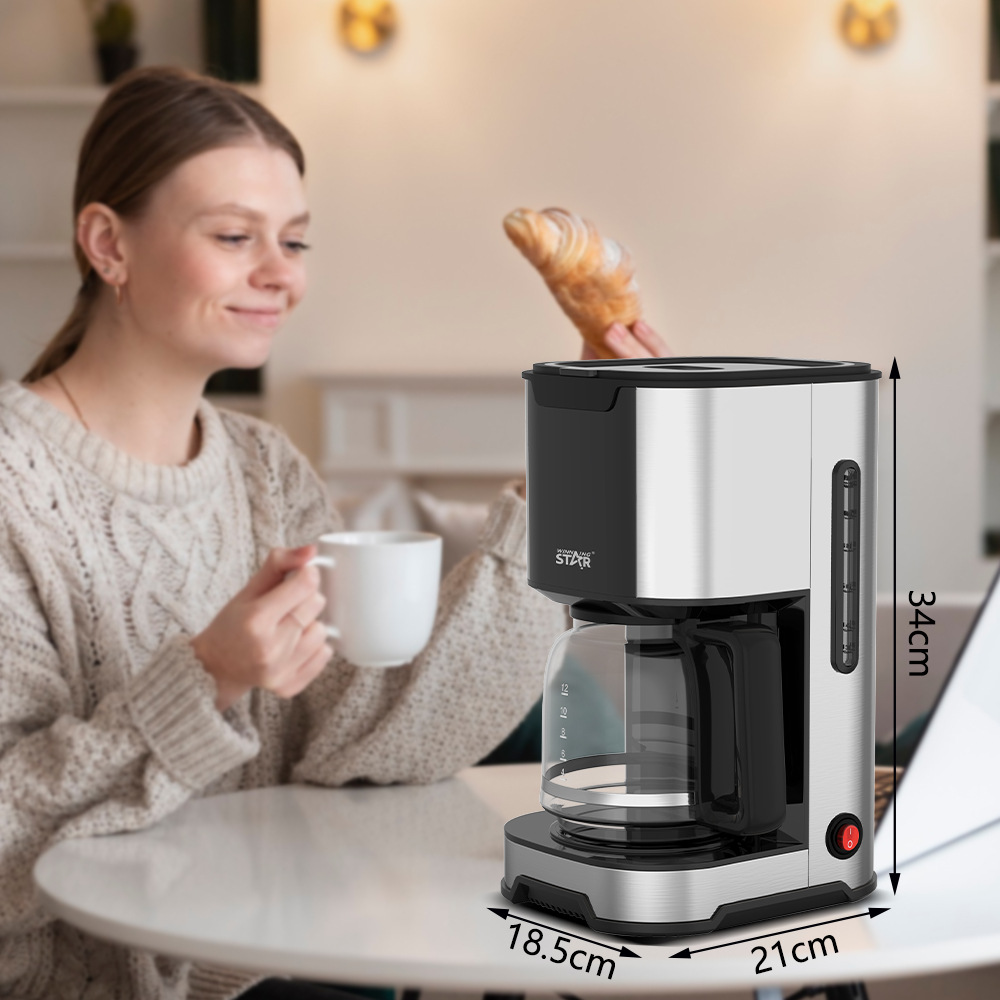 Winningstar British and European standard household coffe maker automatic drip coffee machine for making tea and coffee pic 2