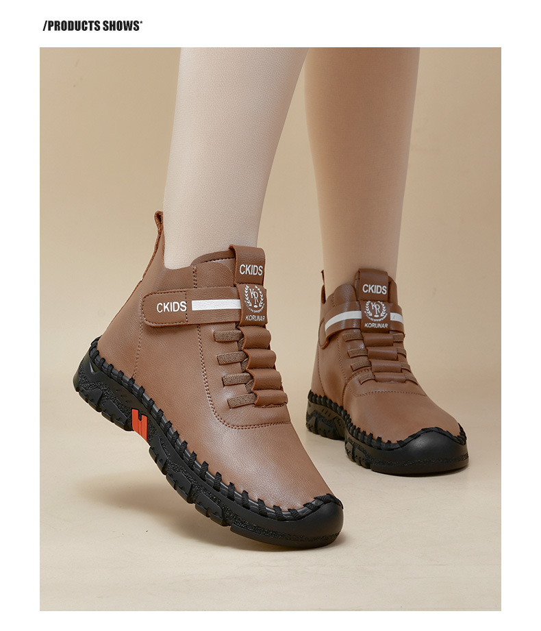 女士马丁靴跨境高帮大码女鞋秋冬短靴棉鞋详情8