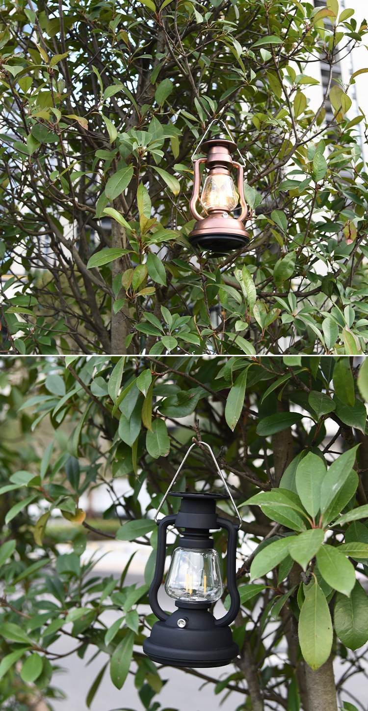 Outdoor camping lights, LED camping lights, horse lanterns, ambient lights, campsite lights, hand-cranked lighting lamps, kerosene lamps, portable lamps pic 17