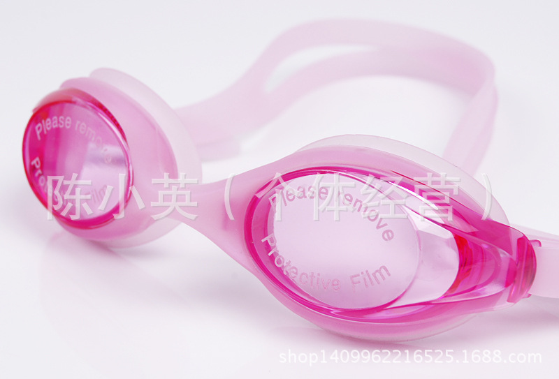 Factory direct supply of high-definition swimming goggles, flat swimming goggles, anti-fog and waterproof swimming goggles for both men and women pic 2