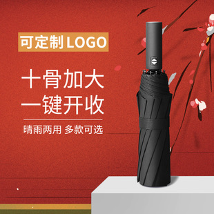 大号十骨折叠彩虹伞手动三折晴雨伞批发定广告制礼品伞 umbrella详情6