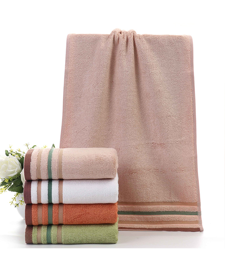 Wholesale of national trend Chinese knot plain satin bamboo fiber towels, soft household adult face towels, supermarket supply, face wiping towels pic 11