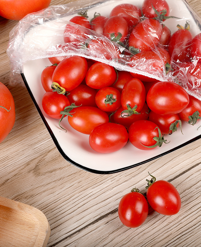 Household food preservation cover, PE kitchen sealing cover, disposable food preservation film, leftover food and fruit plate preservation cover pic 1