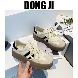 【DongJI】老爹鞋女2024年新款韩版小众厚底百搭休闲运动鞋小白鞋详情7