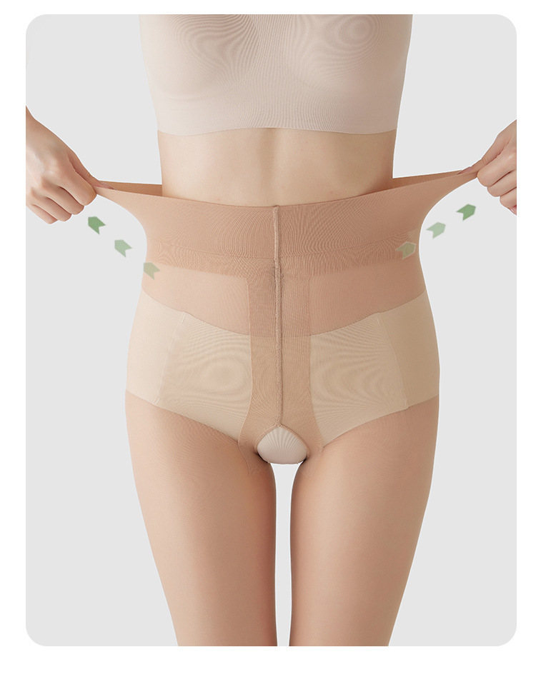 高个子开档纯欲丝袜女夏季免脱性感加长款光腿神器裸感连裤袜详情10