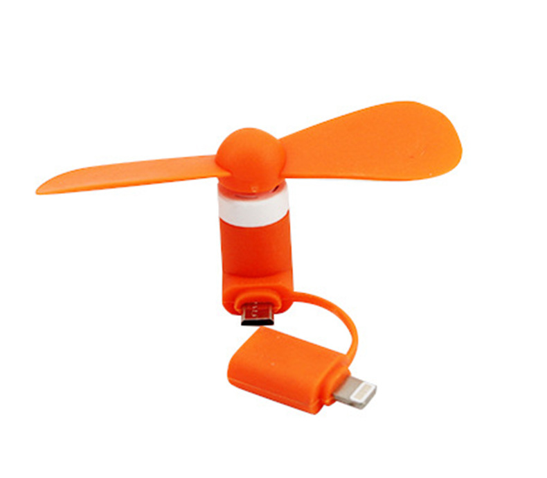 Portable fan, Apple and Android 2-in-1 mini mobile phone fan, creative ubs short fan, small mobile phone fan pic 19