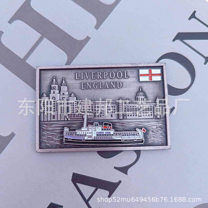 厂家定制创意卡通可爱小拖鞋墨西哥旅游纪念品锌合金钥匙扣详情21