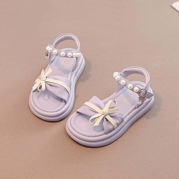 女童鞋子儿童公主凉鞋2024新款夏季夏款宝宝软底洋气沙滩大童凉鞋详情12