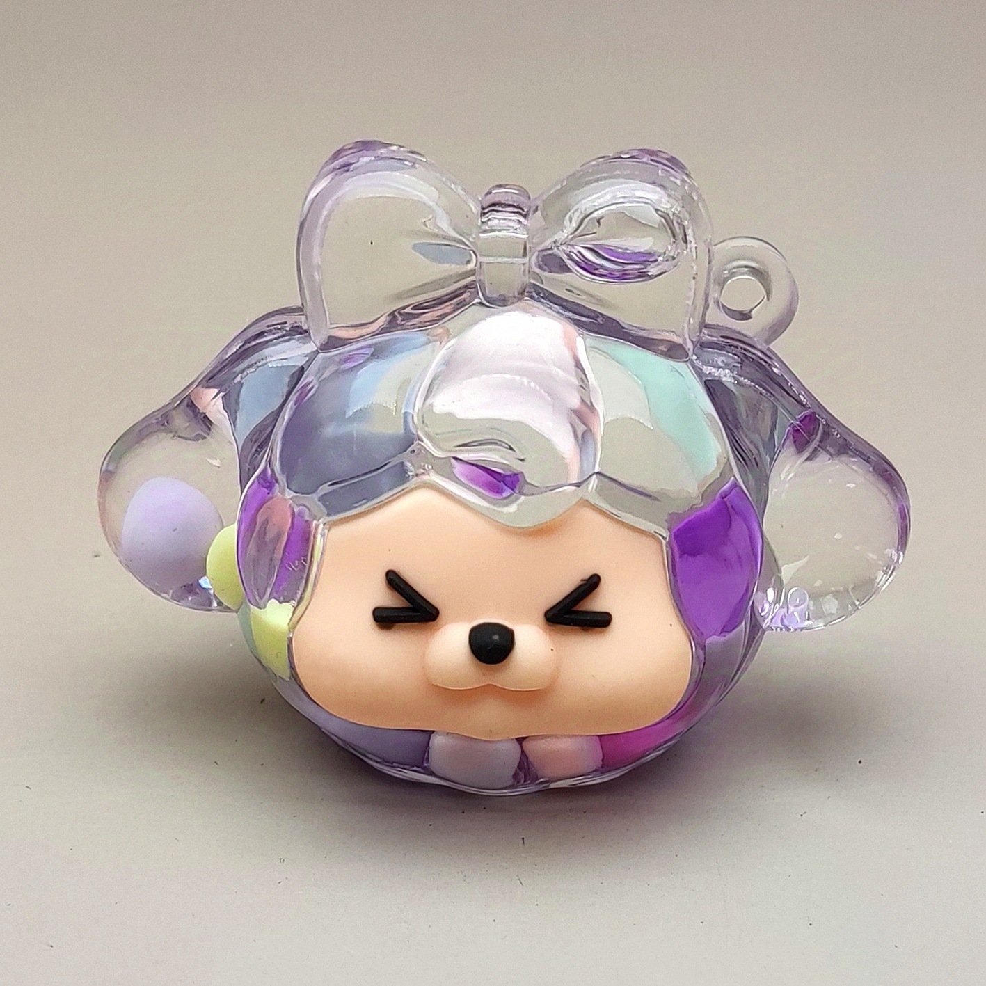 抖音爆款亚克力流沙糖豆kiki小狗钥匙扣桌面摆件创意橡皮擦详情5